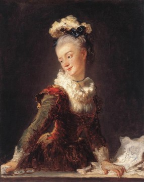 古典的 Painting - マリー・マドレーヌ・ギマール ダンサー ジャン・オノレ・フラゴナール ロココ